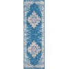 Nourison Home Grafix GRF14 Blue 2 ft. 3 in. X 7 ft. 6 in. Area Rug