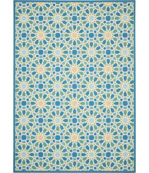 Nourison SUN N' SHADE Area Rug Waverly Sun N' Shade Area Rug SND29-Porcelain