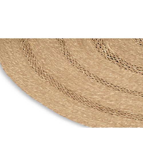 Nourison Natural Seagrass Natural Rug NSG01 3 ft. Round - Rugs Town Nourison Natural Seagrass Natural NSG01 3 ft. Round Rug