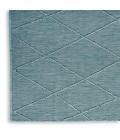 Nourison Washable Solutions Aqua WSL01 7 ft. X 10 ft. Rect. Rug