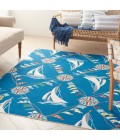 Nourison SUN N' SHADE Area Rug Waverly Sun N' Shade Area Rug SND89-Navy