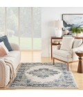 Nourison Passion Area Rug PSN03 Ivory/Grey/Blue