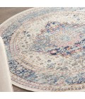 Nourison Vintage Kashan Area Rug VKA07-Ivory Blue