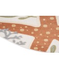 Nourison Aloha Ivory Multicolor ALH24 7 ft. 10 in. Round Rug