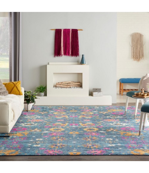 Nourison Passion Area Rug PSN01 Denim 12' x 18'