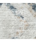 Nourison Dekor Grey Navy DEK05 2 ft. X 4 ft. Rect. Rug