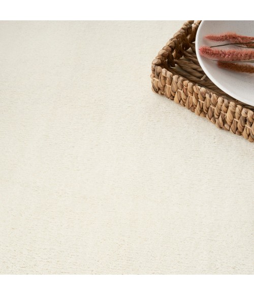 Nourison Plush Cloud Ivory PLC01 8 ft. X 10 ft. Rect. Rug