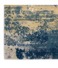 Nourison Twilight Area Rug TWI22 Navy Gold 5'6" x 8'