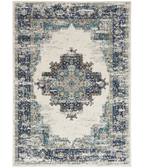 Nourison Passion Area Rug PSN03 Ivory/Grey/Blue