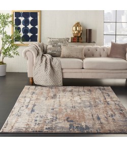 Nourison Quarry - Qua01 Beige Grey Area Rug 6 ft. X 9 ft. Rectangle