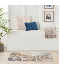 Nourison Astra Washables - Asw07 Multicolor Area Rug 3 ft. 3 in. X 5 ft. Rectangle