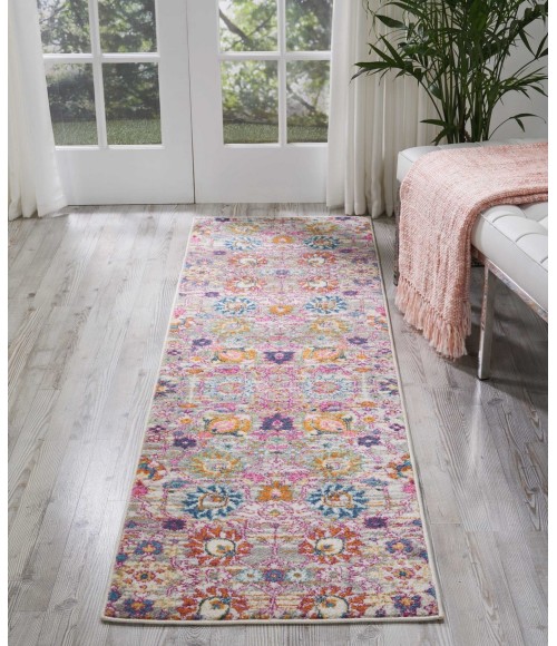 Nourison Passion Runner Area Rug PSN01-Silver