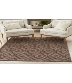 Nourison Versatile Brown NRV01 5 ft. X 7 ft. Rectangle Rug