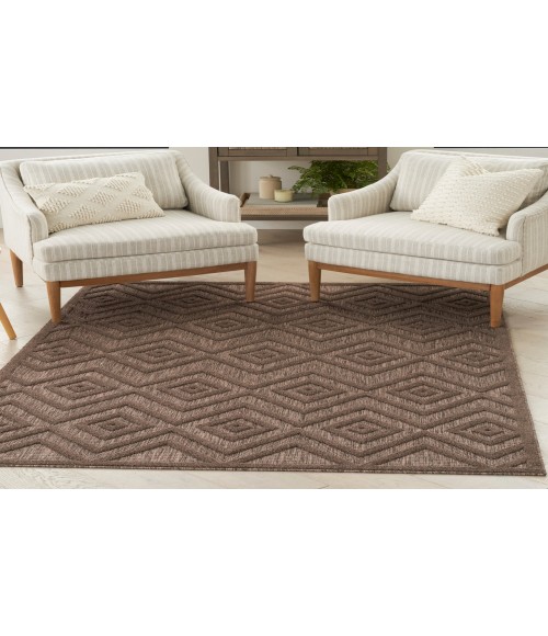 Nourison Versatile Brown NRV01 5 ft. X 7 ft. Rectangle Rug