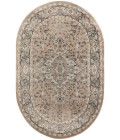 Nourison Quarry Beige Grey QUA05 6 ft. X 9 ft. Oval Rug