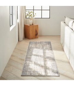 Calvin Klein Ck950 Rush - Ck950 Ivory Grey Area Rug 2 ft. 3 in. X 7 ft. 3 in. Runner