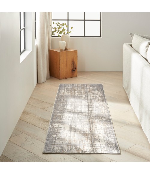 Calvin Klein Rush Area Rug CK950 Ivory/Grey