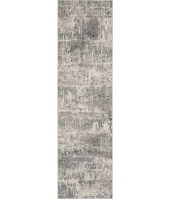 Nourison Ma90 Uptown - Upt03 Ivory Grey Area Rug 2 ft. 2 X 7 ft. 6 Rectangle