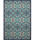 Nourison Aloha Area Rug ALH14 Navy 5'3" x 7'5"
