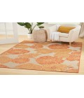 Nourison Garden Oasis Coral GOA04 6 ft. X 9 ft. Rectangle Rug