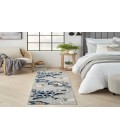 Nourison Aloha Blue Grey ALH31 2 ft. X 6 ft. Rectangle Rug