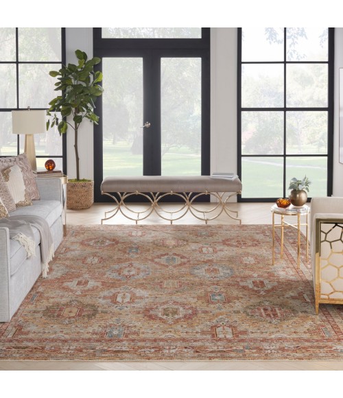 Nourison Sahar Rust SHR01 9 ft. X 13 ft. Rect. Rug