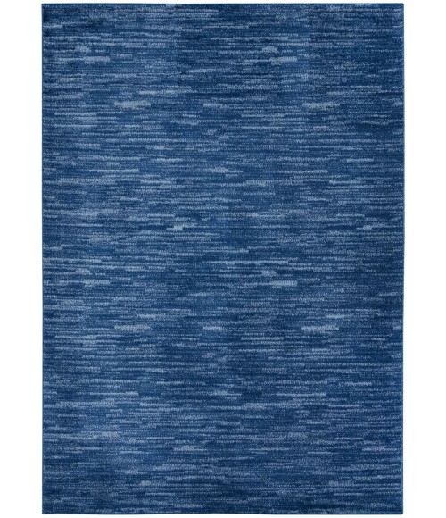 Nourison Essentials Navy Blue Area Rug NRE01-Navy Blue