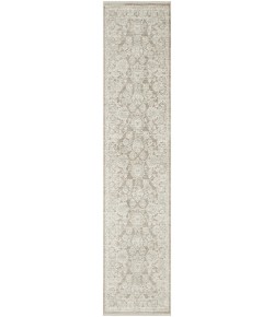 Nourison Shadows 2ft. 2in. x 10ft. Ivory Mocha Vintage Indoor Rug