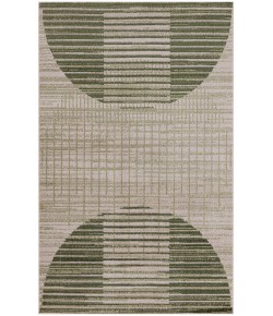 Nourison Astra Machine Washable Ivory Olive ASW03 3 ft. 3 in. X 5 ft. Rectangle Rug