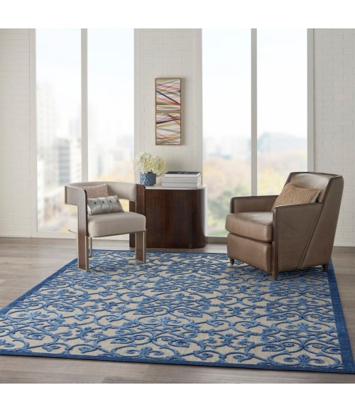Nourison Aloha Area Rug ALH21-Grey/Blue