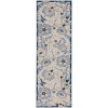 Nourison Aloha - Alh17 Blue Grey Area Rug 2 ft. X 6 ft. Rectangle
