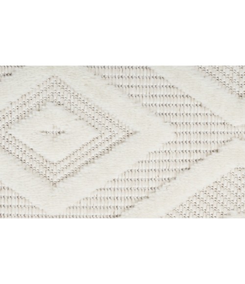 Nourison Versatile Ivory White Rug NRV01 2 ft. 2 in. X 10 ft. Rectangle - Rugs Town Nourison Versatile Ivory White NRV01 2 ft. 2 in. X 10 ft. Rectangle Rug