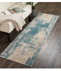 Nourison MAXELL Area Rug Nourison Maxell Runner Area Rug MAE13-Ivory/Teal