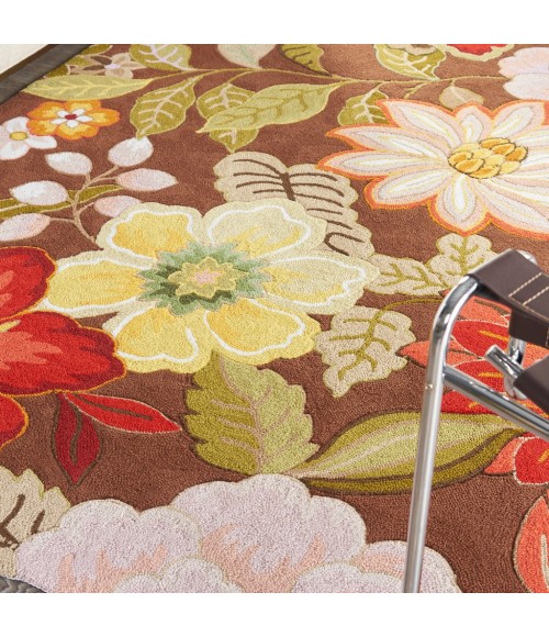 Nourison FANTASY Area Rug Nourison Fantasy Area Rug FA18-Chocolate