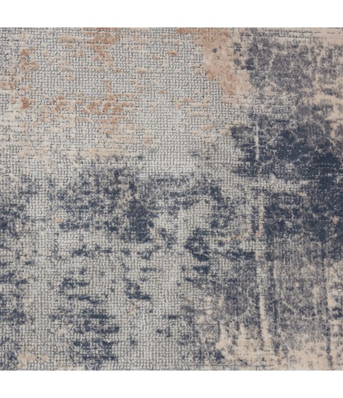 Nourison Rustic Textures Beige Grey RUS02 6 ft. X 9 ft. Rect. Rug