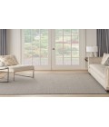Nourison Courtyard Ivory/Charcoal COU01 8 ft. Square Rug