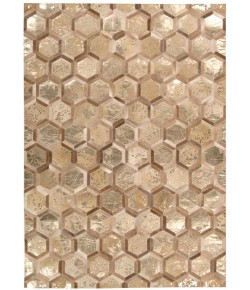 Michael Amini Ma01 Amini City Chic - Ma100 Amber Gold Area Rug 8 ft. X 10 ft. Rectangle