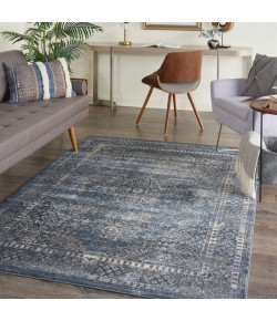 Nourison Ki25 Malta - Mai01 Navy Area Rug 3 ft. 11 X 5 ft. 7 Rectangle