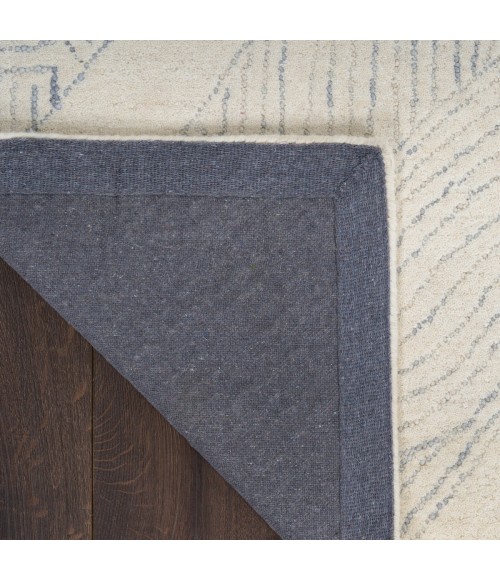 DKNY Pure Patterns Ivory Grey PRN01 8 ft. Rect. Rug