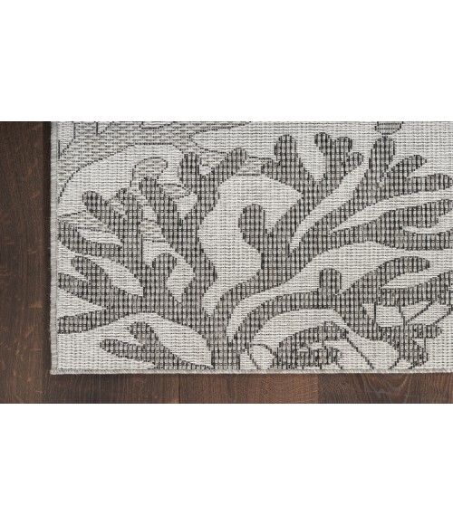 Nourison Garden Oasis Grey Rug GOA05 9 ft. X 12 ft. Rectangle - Rugs Town Nourison Garden Oasis Grey GOA05 9 ft. X 12 ft. Rectangle Rug