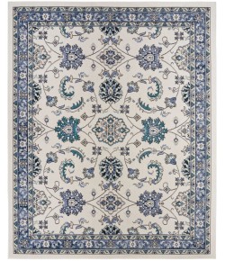 Nourison Home Nourison Essentials Ivory Blue NRE05 10 ft. X 14 ft. Rectangle Rug