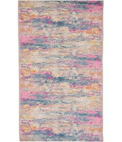 Nourison Passion Ivory Multicolor PSN36 2 ft. 2 in. X 20 ft. Rectangle Rug