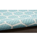 Nourison Reversible Indoor Outdoor Aqua Rug RVB01 9 ft. X 12 ft. Rectangle - Rugs Town Nourison Reversible Indoor Outdoor Aqua RVB01 9 ft. X 12 ft. Rectangle Rug