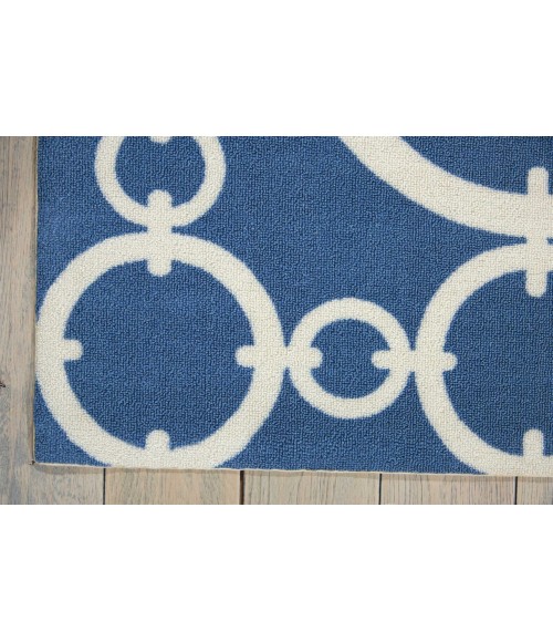 Nourison SUN N' SHADE Area Rug Waverly Sun N' Shade Area Rug SND02-Navy