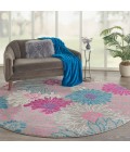 Nourison Passion Round Area Rug PSN17-Grey