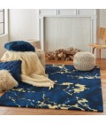 Nourison Symmetry Area Rug SMM09-Navy