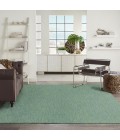 Nourison Washable Solutions Blue/Green WSL01 8 ft. X 10 ft. Rect. Rug