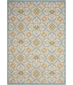 Nourison Caribbean - Crb02 Ivory Blue Area Rug 9 ft. 3 in. X 12 ft. 9 in. Rectangle