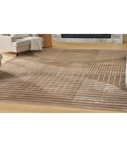 Nourison Astra Machine Washable Latte ASW03 9 ft. X 12 ft. Rectangle Rug