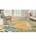 Nourison Aloha Green Multicolor ALH18 7 ft. 10 in. X 10 ft. 6 in. Rectangle Rug